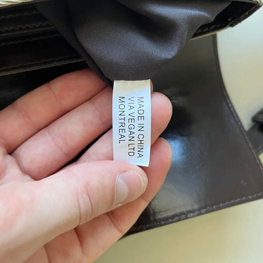 Matt & Nat Womens Bag Vegan Leather Brown Clutch Purse Montreal Rare - Picture 10 of 11